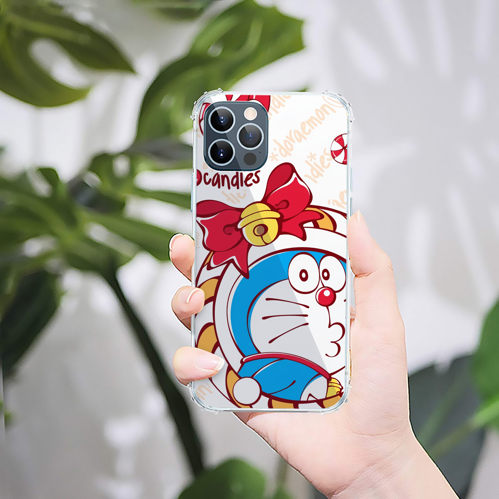 （画像用） ドラえもん Doraemon 【iPhone 12シリーズ対応】透明スマホケース（クリアソフトケース）